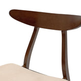 Scaun Orlean, Gri - Nuc, 53x49x78 cm - Nuc