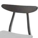Scaun Orlean, Gri - Nuc, 53x49x78 cm - Gri