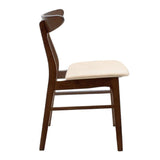 Scaun Orlean, Gri - Nuc, 53x49x78 cm - Nuc