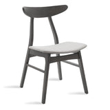 Scaun Orlean, Gri - Nuc, 53x49x78 cm - Scaun Orlean, Gri - Nuc, 53x49x78 cm