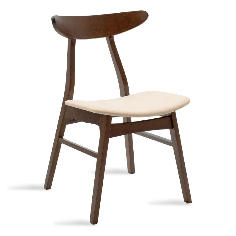 Scaun Orlean, Gri - Nuc, 53x49x78 cm - Scaun Orlean, Gri - Nuc, 53x49x78 cm - 097-000007