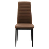 Scaun Parker, Alb - Bej, 42x48x98 cm - Bej