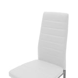 Scaun Parker, Alb - Bej, 42x48x98 cm - Alb