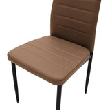 Scaun Parker, Alb - Bej, 42x48x98 cm - Bej
