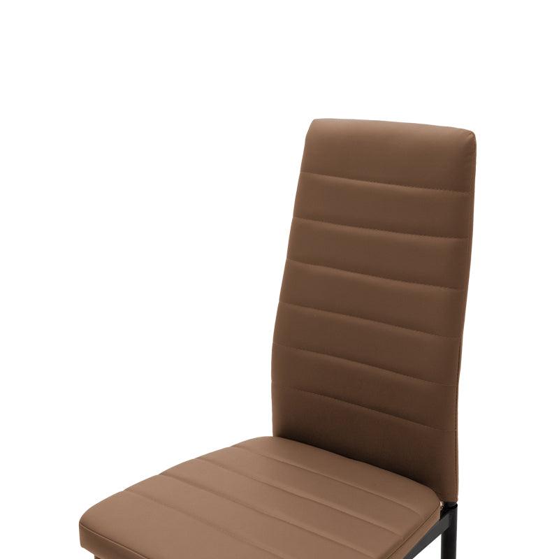 Scaun Parker, Alb - Bej, 42x48x98 cm - Bej