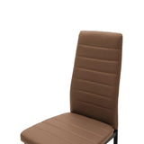 Scaun Parker, Alb - Bej, 42x48x98 cm - Bej