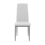 Scaun Parker, Alb - Bej, 42x48x98 cm - Alb