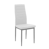 Scaun Parker, Alb - Bej, 42x48x98 cm - Scaun Parker, Alb - Bej, 42x48x98 cm