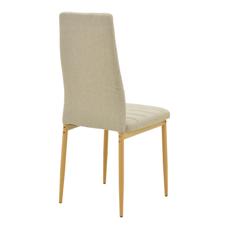 Scaun confort Parker Antracit & metal, Negru, 39x48x95 cm - Bej