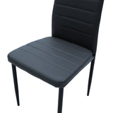 Scaun Parker, gri inchis, 42x48x98 cm
