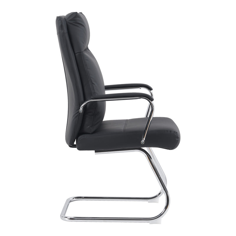 Scaun vizitator Siquel I, piele PU, 58x62x105 cm