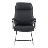 Scaun vizitator Siquel I, piele PU, 58x62x105 cm