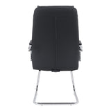 Scaun vizitator Siquel I, piele PU, 58x62x105 cm