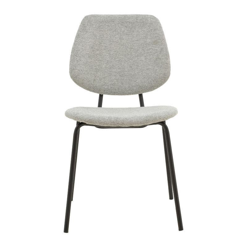 Scaun Pietro, Gri - Gri inchis, 50x53x83 cm - Gri inchis