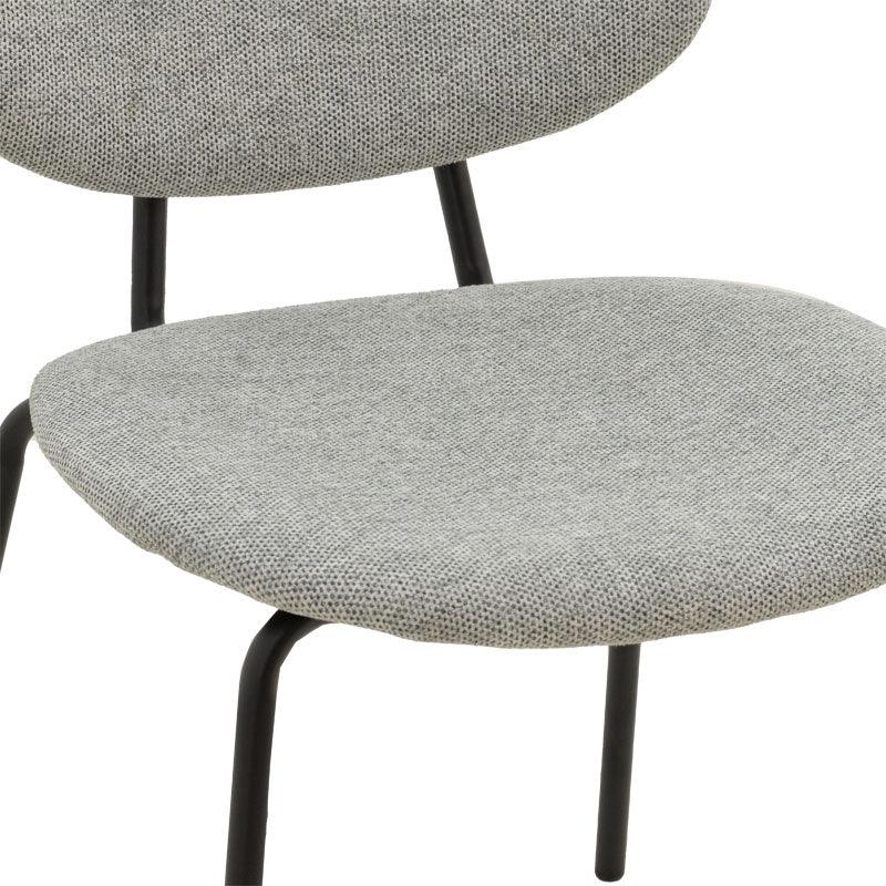 Scaun Pietro, Gri - Gri inchis, 50x53x83 cm - Gri inchis