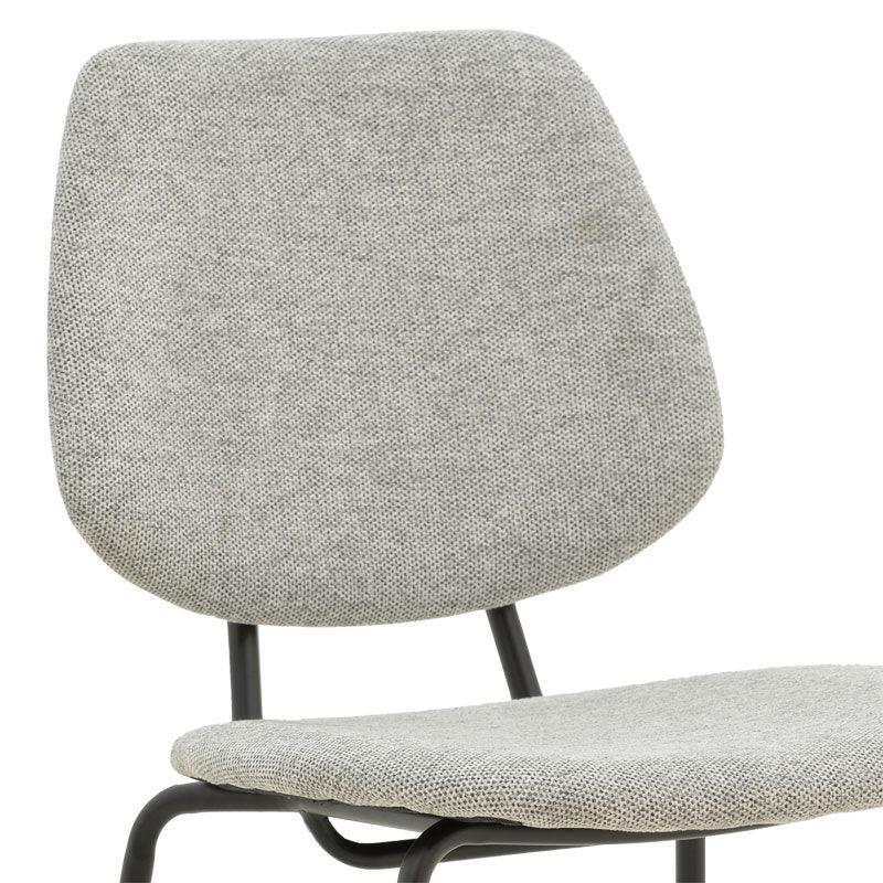 Scaun Pietro, Gri - Gri inchis, 50x53x83 cm - Gri inchis