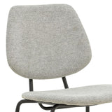 Scaun Pietro, Gri - Gri inchis, 50x53x83 cm - Gri inchis