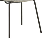 Scaun Pietro, Gri - Gri inchis, 50x53x83 cm - Gri inchis