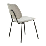 Scaun Pietro, Gri - Gri inchis, 50x53x83 cm - Gri inchis