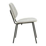 Scaun Pietro, Gri - Gri inchis, 50x53x83 cm - Gri inchis