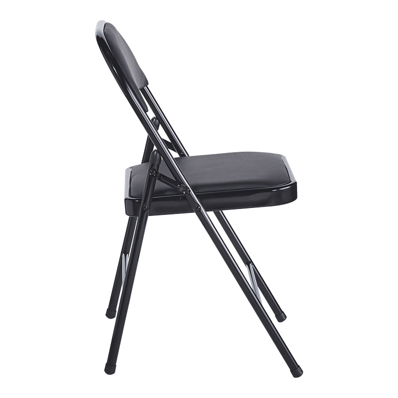 Scaun Pliabil, Alb - Negru, 46x46x79 cm - Negru