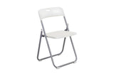 Scaun pliabil Daxton, Alb - Negru, 49x46x73 cm - Alb