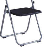 Scaun pliabil Daxton, Alb - Negru, 49x46x73 cm - Negru