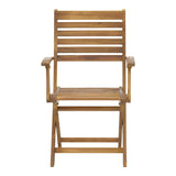 Scaun pliabil de gradina Recofly, Maro, 52x53x85 cm