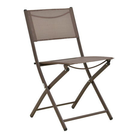 Scaun pliabil Jeve, metal si textilene, 46x51x81 cm