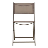 Scaun pliabil Jeve, metal si textilene, 46x51x81 cm - Antracit
