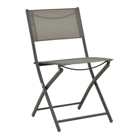 Scaun pliabil Jeve, metal si textilene, 46x51x81 cm