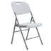 Scaun pliabil Zora alb, pentru conferinte sau exterior, 46x56x87 cm