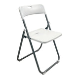 Scaun pliabil cu funcție Edison, Metal, Alb - Negru, 38x49x73 cm - Scaun pliabil cu funcție Edison, Metal, Alb - Negru, 38x49x73 cm - 326-000061