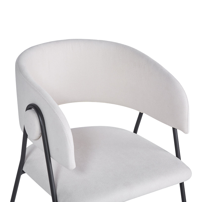 Scaun Rachele cu funcție confort, Antracit - Bej, Picioare Metalice, Negre, 52x65x79 cm - Bej
