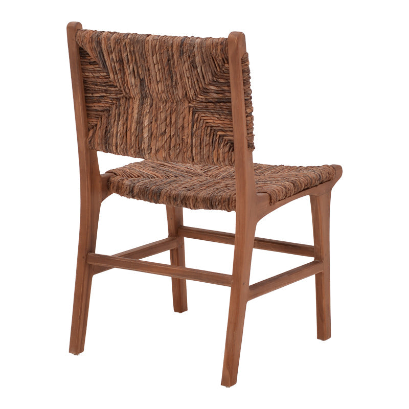 Scaun Refane lemn de tec, Natural, 50x58x85 cm