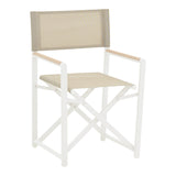 Scaun regizor Mabu, Alb - Gri inchis, 56x48x86 cm - Scaun regizor Mabu, Alb - Gri inchis, 56x48x86 cm