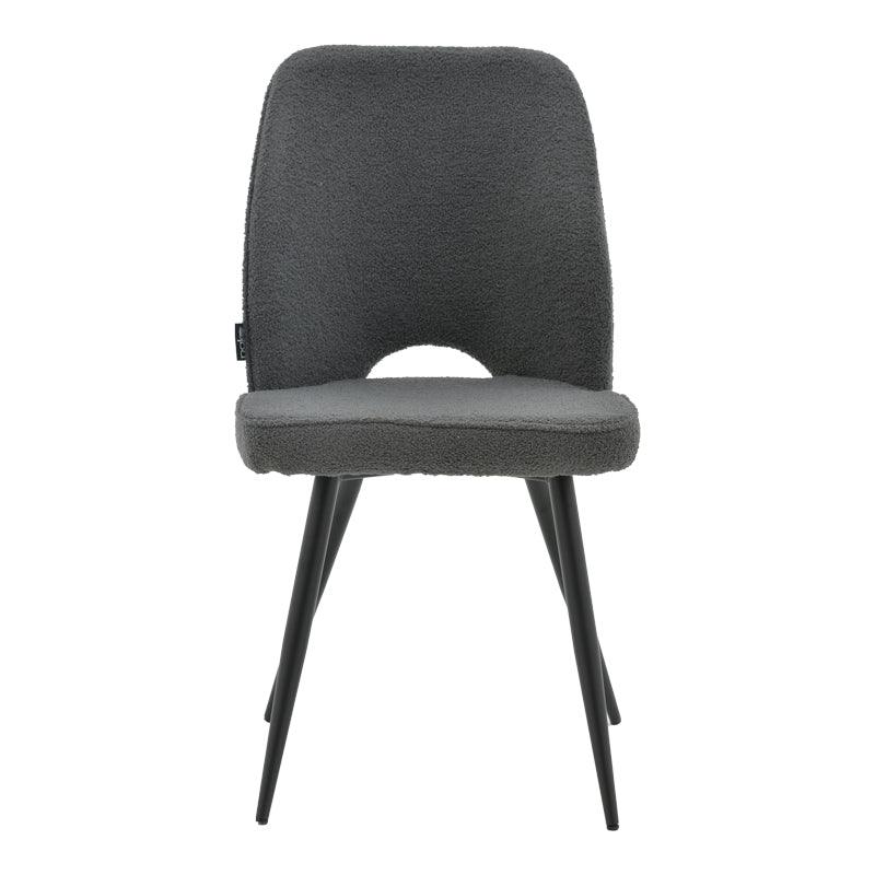 Scaun Renish, Negru - Gri, 61x47x91 cm - Gri