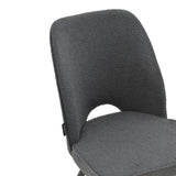 Scaun Renish, Negru - Gri, 61x47x91 cm - Gri