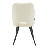 Scaun Renish, Negru - Gri, 61x47x91 cm - Negru