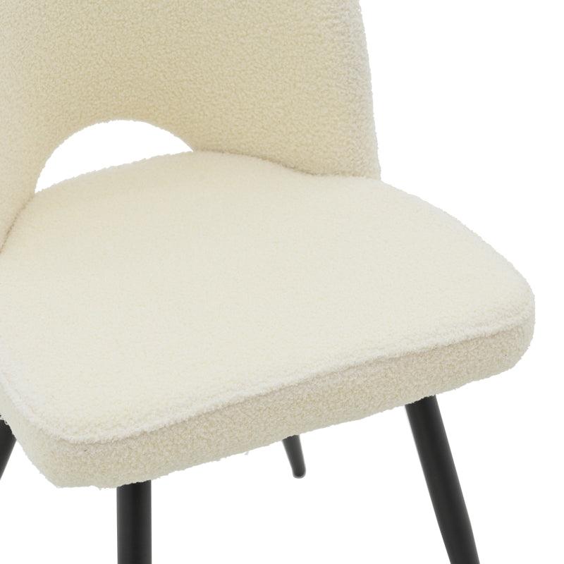 Scaun Renish, Negru - Gri, 61x47x91 cm - Negru