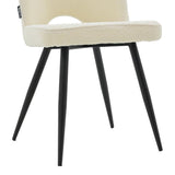 Scaun Renish, Negru - Gri, 61x47x91 cm - Negru