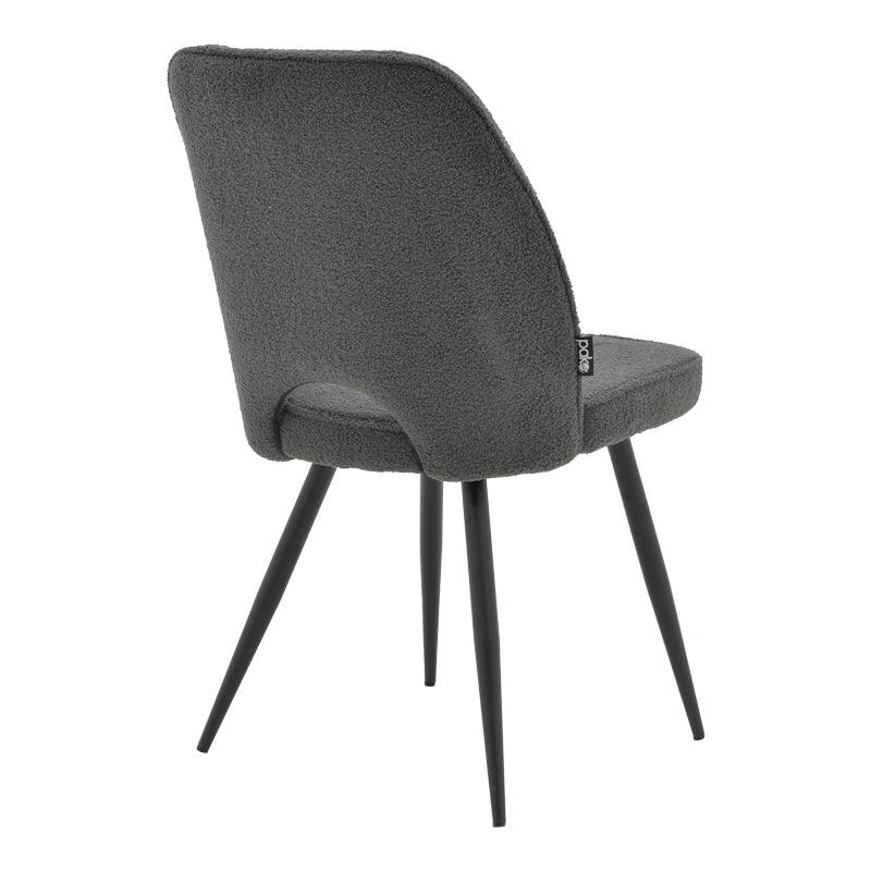 Scaun Renish, Negru - Gri, 61x47x91 cm - Gri
