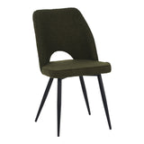 Scaun Renish, verde inchis, 61x47x92 cm