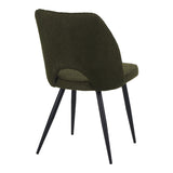 Scaun Renish, verde inchis, 61x47x92 cm