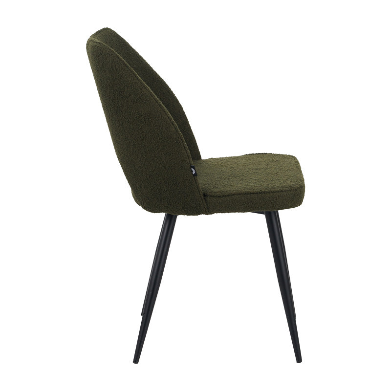 Scaun Renish, verde inchis, 61x47x92 cm, detaliu produs