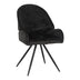 Scaun rotativ Morea, boucle si metal, 68x66x82 cm - 029-000294