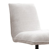Scaun rotativ Remona crem picioare, crom, 63x80x80 cm
