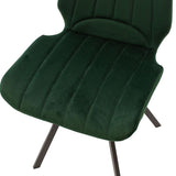 Scaun Sabia, Verde inchis, 58x46x80 cm