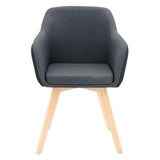 Scaun Safira, Bej - Negru, 57x58x84 cm - Negru