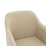 Scaun Safira, Bej - Negru, 57x58x84 cm - Bej